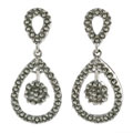 Maddy Emerson Sterling Silver Diamond Loop Earrings