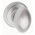 Egg-shaped Stain Nickel Dummy Doorknob (Set of 2)