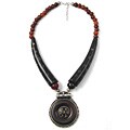 Handmade Burnished Horn Necklace (India)