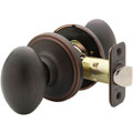 Oil-rubbed Bronze Egg-shaped Doorknob