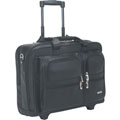 Solo Leather Rolling Laptop Case