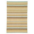 Hand-hooked Otter Point Stripe Wool Rug (3'6 x 5'6)