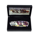 Horse Lock-back Pocket Knife in Matching Display Box