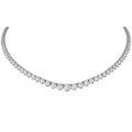 18k Gold 10 9/10ct TDW Diamond Riviera Necklace (G-H, VS2-SI1)