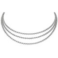 14k Gold 4 2/5ct TDW Diamond 3-strand Necklace (G-H, VS2-SI1)