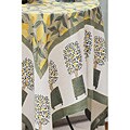 Lemon Tree Yellow/ Green Tablecloth (71 in. x 128 in.)