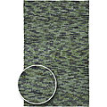 Hand-woven Earthtone Collection Wool Rug (5' x 8')