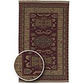 Hand-woven Santa Fe Collection Wool Rug (2'6 x 8')