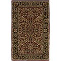 Hand-tufted Classics Barn-red Wool Rug (2'6 x 8')
