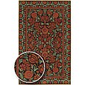 Hand-tufted Passion Brown Wool Rug (8' x 11')
