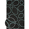 Hand-tufted Passion Black Wool Rug (3'3 x 5'3)