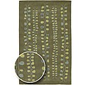 Hand-tufted Passion Olive Wool Rug (8' x 11')