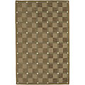 Hand-tufted Classics Beige Wool Rug (5' x 8')