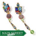 Sweet Romance Tango Millefiori Glass Earrings
