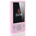 Microsoft Zune 80GB Pink Silicone Skin Case