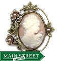 Sweet Romance Cameo Pin