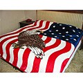 Patriotic American Eagle Flag Design Blanket