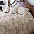 Ysela Jacquard PalmTree 7-piece Comforter Set