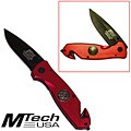 Firefighter Pocket Knives with J Hook Set (Set of 2)