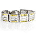 White Goldplated Cubic Zirconia Bracelet