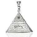 Silverplated Rhinestone 'Root of all Evil' Necklace