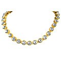 Goldplated Acrylic Stone Necklace