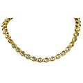 Goldplated Acrylic Stone Necklace