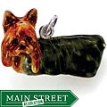 Sterling Silver Enamel Silky Terrier Charm