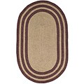 Lenox Stripe Burgundy Rug (3' 6 x 5' 6)