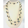 Maddy Emerson White and Black Pearl Necklace
