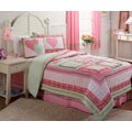 Megan Pink Heart Quilt Ensemble