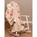 Antique Rose Throw Blanket