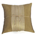 Silky Fusion Filigree Olive Cushion Cover