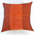 Silky Filigree Sienna Tones/ Red Cushion Cover