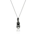 Sterling Silver Marcasite Shoe Necklace