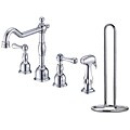 Danze Opulence Two Handle Kitchen Faucet with Spray