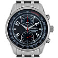 Seiko Men's Chronograph Black Dial Watch
