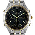 Seiko Men's Two-tone Chronograph Alarm Watch