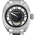 Triumph Motorcycles Men's Silver/ Black Dial Watch