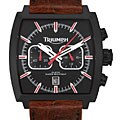 Triumph Motorcycles Men's Brown Crocodile Watch