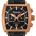 Triumph Motorcycles Rose Goldtone Men's Watch