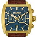 Triumph Motorcycles Goldtone Men's Watch