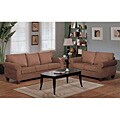 Mocha Bean 2-piece Sofa and Loveseat Set