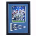 Tony Romo Framed Photo and Pennant Collectible