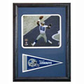 Michael Irvin 12x18 Framed Print with Mini Pennant