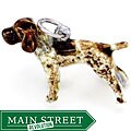 Sterling Silver Enamel German Short Tail Charm