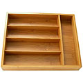 Bamboo Drawer Organizer/ Flatware Tray