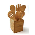 Bamboo 6-piece Tool Set in Caddy
