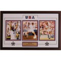 Mia Ham Olympic Soccer Triple-image Framed Collectible