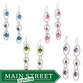 Charming Life Crystal Link Earrings (Case of 4)